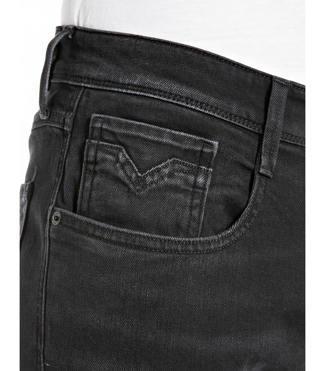 スリムフィットANBASS TOUCH DENIM 詳細画像 ブラック 7